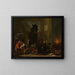 Satira sul processo di Johan van Oldenbarneveldt - Cornelis Saftleven — quadro incorniciato alla parete