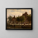 Vista del porto di Hasselt, Overijssel - Cornelis Springer — quadro incorniciato alla parete