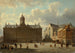 Le Palais Royal et la Nieuwe Kerk sur le Dam à Amsterdam - Cornelis Springer — vista dell’opera