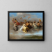 Consiglio degli dei - Cornelis van Poelenburch — quadro incorniciato alla parete