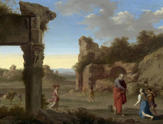 Cornelis Van Poelenburch - The Prophet Elijah and the Widow of Zarephath.webp