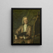 Ritratto di Jan Maurits Quinkhard Pittore - Cornelis Wever — quadro incorniciato alla parete