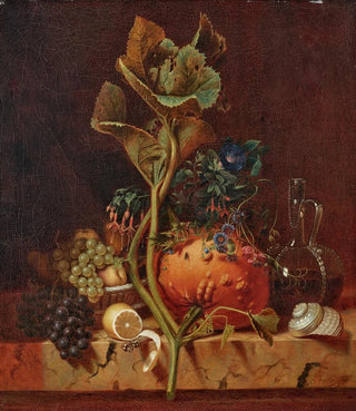 Cornelis de Cocq - Still Life With A Coloquinte A Lemon And A FaonDeVenise Carafe.webp