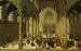 Interno di chiesa con Cristo che predica a una congregazione - Cornelis van Dalem — vista dell’opera