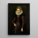 Riproduzione del dipinto Ritratto di Brechtje Overrijn van Schoterbosch - Cornelis van der Voort
