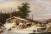Casa in tronchi di coloni - Cornelius David Krieghoff — vista dell’opera