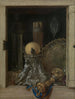 Trompe-l'œil di un armadio aperto con vasi pregiati - Cornelius Norbertus Gijsbrechts — vista dell’opera