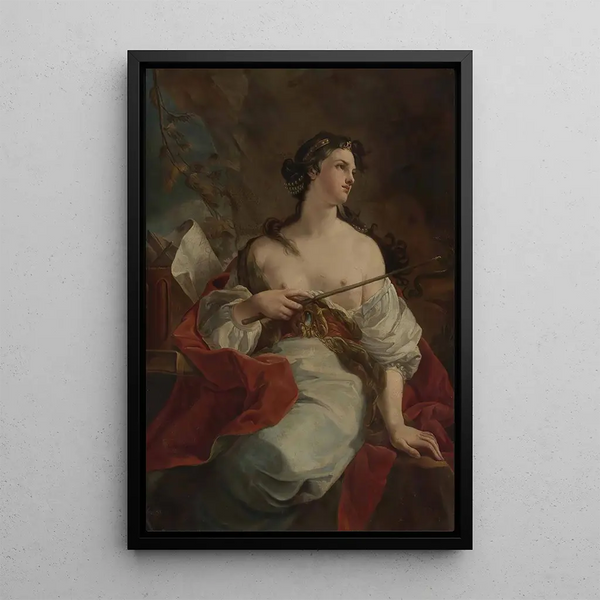 Una strega - Corrado Giaquinto — quadro incorniciato alla parete