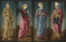 L'Annunciazione con San Francesco e San Luigi di Toulouse, quattro pannelli - Cosmè Tura — vista dell’opera