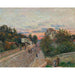 Riproduzione del dipinto Tramonto, La Strada di Versailles a Chaville - Alfred Sisley