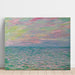 Riproduzione del dipinto Tramonto a Pourville, Mare Aperto - Claude Monet