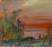 Tramonto con un uomo in piedi sulla riva - Louis Michel Eilshemius — vista dell’opera