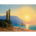 Riproduzione del dipinto Tramonto su Yalta - Ivan Konstantinovich Aivazovsky