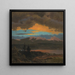 Tramonto sulla valle dell'Hudson, New York - Frederic Edwin Church — quadro incorniciato alla parete