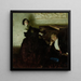 Coppia romantica seduta vicino al pianoforte - Dean Cornwell — quadro incorniciato alla parete