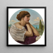 Cuore sulle sue labbra e anima nei suoi occhi - John William Godward — presentazione a parete dell’opera
