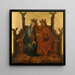 Incoronazione di Maria - Anonimo — quadro incorniciato alla parete