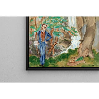 Courtiser - Nils Dardel | Reproduction Tableau Décoration murale affiche copie