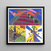 Creazioni Pl08 - Jef de Schilder — quadro incorniciato alla parete