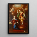 L'Annunciazione - Cristóbal de Villalpando — quadro incorniciato alla parete
