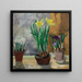 Crocus e giunchiglie in vasi - Christopher Wood — quadro incorniciato alla parete