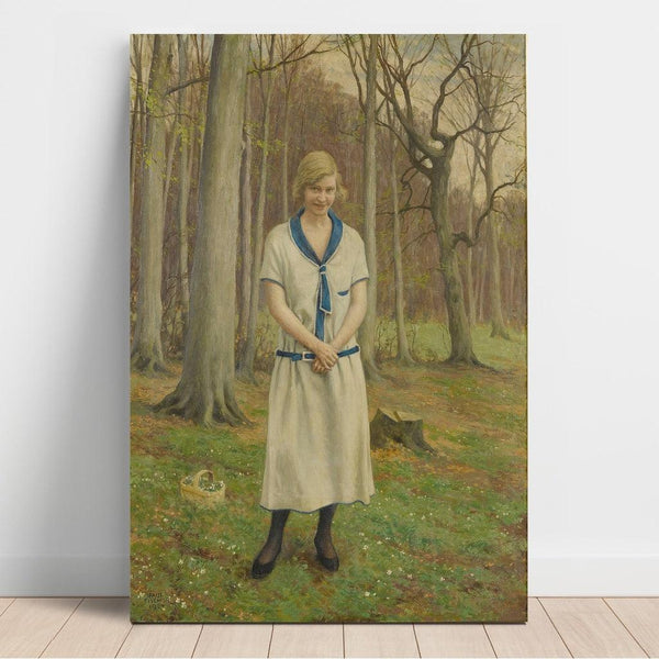 Cueillette de marguerites - Paul Fischer | Reproduction Tableau Décoration murale affiche copie
