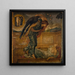 Cupido che trova Psiche addormentata vicino a una fontana - Sir Edward Coley Burne-Jones — quadro incorniciato alla parete
