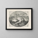 Angeli del campo di battaglia - Currier & Ives — quadro incorniciato alla parete