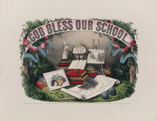 Dio benedica la nostra scuola - Currier & Ives — vista dell’opera