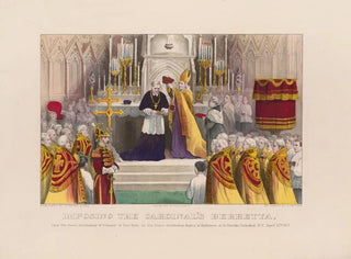 Imposizione della barretta dei cardinali a Sua Eccellenza l'arcivescovo McCloskey di New York - Currier & Ives — vista dell’opera