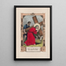 Gesù e il Cireneo - Currier & Ives — quadro incorniciato alla parete