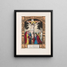 Gesù crocifisso - Currier & Ives — quadro incorniciato alla parete