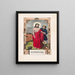 Gesù spogliato dei suoi vestiti - Currier & Ives — quadro incorniciato alla parete