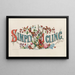 Semplicemente alla tua croce mi aggrappo - Currier & Ives — quadro incorniciato alla parete