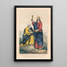 San Pietro che riceve le chiavi - Currier & Ives — quadro incorniciato alla parete