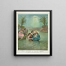 Il Battesimo di Cristo - Currier Ives — quadro incorniciato alla parete