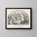 L'invitation du Sauveur - Currier & Ives — quadro incorniciato alla parete