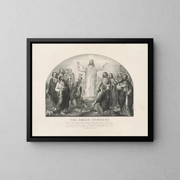 Il grande comando - Currier & Ives — quadro incorniciato alla parete