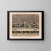 La dernière cena - Currier & Ives — quadro incorniciato alla parete