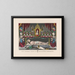 La tombe sacrée del beato redentore - Currier & Ives — quadro incorniciato alla parete
