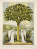 L'Albero della vita da ogni lato del fiume era l'albero della vita che portava dodici tipi di frutti - Currier Ives — vista dell’opera