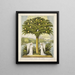 L'Albero della vita da ogni lato del fiume era l'albero della vita che portava dodici tipi di frutti - Currier Ives — quadro incorniciato alla parete