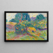 Paesaggio vicino a Pretzfeld - Curt Herrmann — quadro incorniciato alla parete