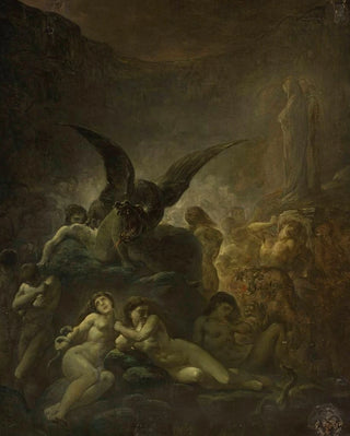 Cyprian Kamil Norwid - Allegorical scene from Dantes Inferno.webp