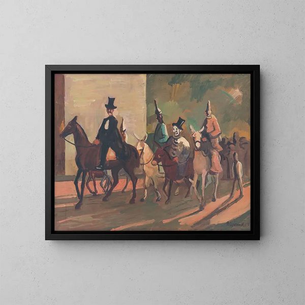 Entrée dans le ring - Cyprian Majernik — quadro incorniciato alla parete