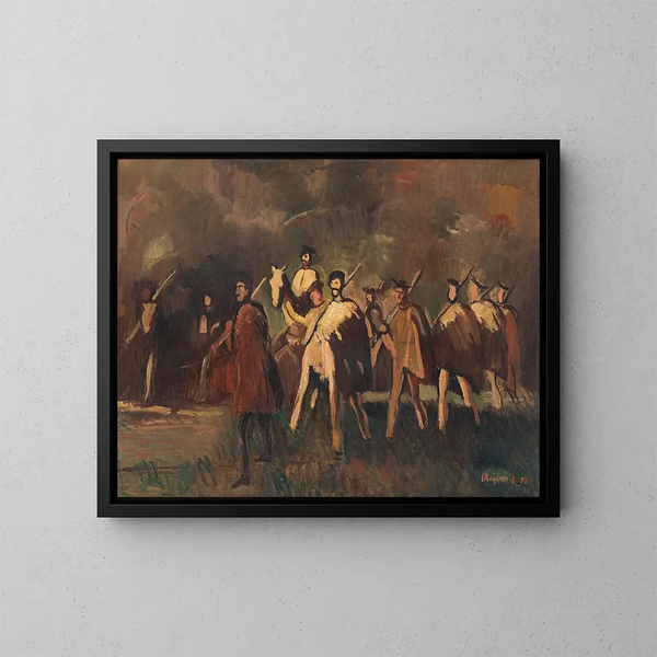 Spedizione - Cyprian Majernik — quadro incorniciato alla parete