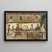 Banchetto davanti alla casa - Cyprian Majernik — quadro incorniciato alla parete