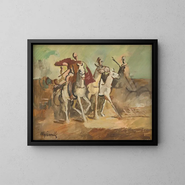 Cavalli - Cyprian Majernik — quadro incorniciato alla parete