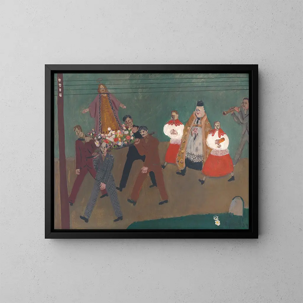 Processione - Cyprian Majernik — quadro incorniciato alla parete