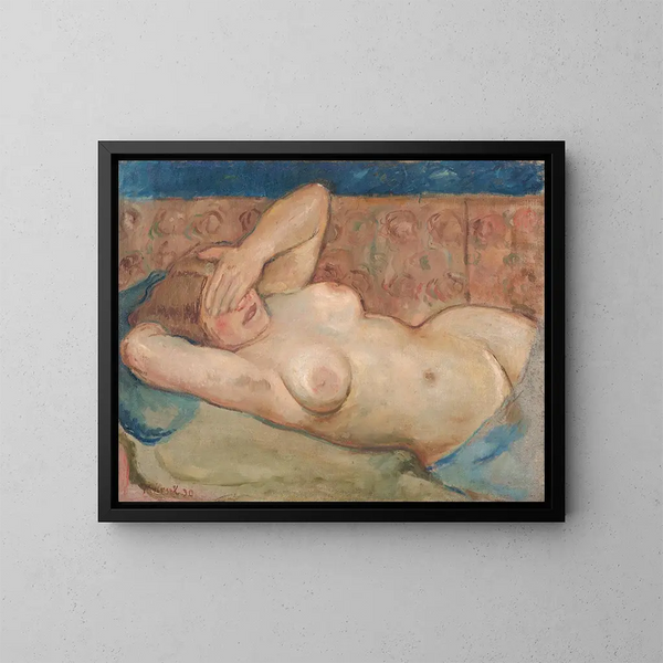 Nu couchée timide - Cyprian Majernik — quadro incorniciato alla parete